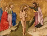 Cecco di Pietro, The Baptism of Christ, Tempera on panel