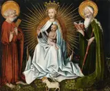 The Virgin with Saint Peter and Saint Paul by Probably Bohemian School ca. 1430 & 1440, Oil on panel, offered May 2015
