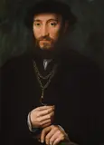 Ambrosius Benson, Portrait of a Young Man with an Engagement Ring (Goldsmith?), Oil on panel