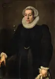 Hermann van der Mast, Portrait of a Gentleman Portrait of a Lady, Oil on panel. Each