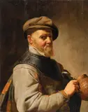 Jan van Bijlert, Portrait of a Soldier in a Cuirass, Oil on panel