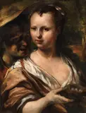 Jan van Noordt, A Shepherd Couple, Oil on canvas (relined)