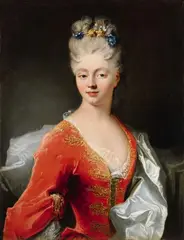 attributed to Louis Tocqué, A Portrait of a Lady, Oil on canvas (relined)