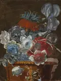 Abraham van Stry the Elder, A Floral Still Life, Gouache on paper
