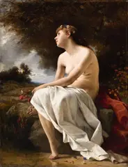 Ferdinand Schauss, Elegie, Oil on canvas