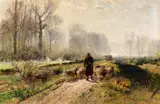 Dawn by Hugo Mühlig, Oil on canvas, sold May 2015