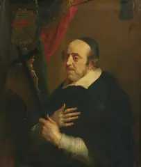 attributed to Bartolomeo Ignazio Cappello, Portrait of a Cardinal, Oil on panel, parquetted