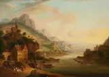 German School 18th century, Rhenish Landscape