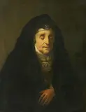 Two Tronjes in the Manner of Rembrandt: Portrait of an Old Woman Portrait of a Man in a Turban by called Dietricy Christian Wilhelm Ernst Dietrich, Oil on panel. Each, offered Mar 2015