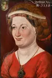 Portrait of Bertrud Reuss by circle of Jacob Elsner, Oil on panel, offered Mar 2015