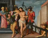 Probably Flemish School 18th century, Ecce Homo, Oil on panel