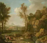 French School 18th century, A Southern Landscape