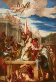 Italian School ca. 1600, The Martyrdom of Saint Afra, Oil on canvas (relined)