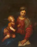 The Virgin and Child by North Italian School late 17th century, Oil on canvas, sold Mar 2015