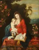 copy after Peter Paul Rubens, The Virgin and Child, Oil on canvas (relined)