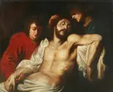 copy after Peter Paul Rubens, The Lamentation of Christ, Oil on canvas (relined)
