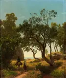 Oswald Achenbach, In the Albanian Mountains