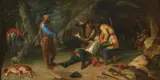 German School 19th century, The Robbery in the Woods