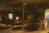 Caspar Scheuren, Interior of a Stable