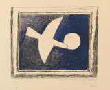 Georges Braque, Astre et oiseau I, 1958/1959, Lithograph on wove paper watermarked "Arches"