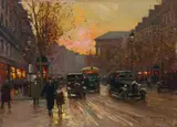 Édouard Cortès, Le Boulevard de la Madeleine animé