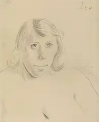 Ilse by Otto Dix, 1930, Pencil drawing on chamois coloured card, sold Nov 2014