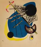 Kleine Welten II by Wassily Kandinsky, 1922, Lithograph in colours, sold Nov 2014