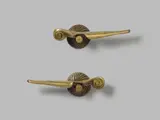 Türklinke I by Ewald Mataré, 1954, A pair of bronze door handles, each with a rosette, also with lock and key, sold Nov 2014