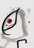 Joan Miró, From: Passage de l'Égyptienne, 1985, Aquatint in colours on wove paper