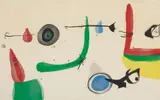 Joan Miró, Déballage II, 1975, Colour etching and aquatint on wove paper watermarked "MAEGHT"