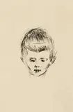 Edvard Munch, Andreas Schwarz, 1906, Etching on smooth wove paper Depiction