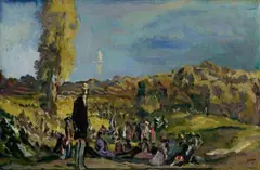 Albert Weisgerber, Am See, 1911, Oil on canvas