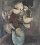 Peter Herkenrath, Untitled (Blumenvase), 1930er Jahre, Oil on canvas
