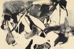 Untitled by Karl Otto Götz, Around 1953, Monotype on paper, sold Nov 2014