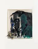 Arnulf Rainer Dieter Roth, Untitled, 1975, Mixed media and collage on black and white photograp