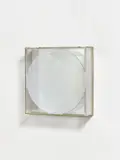 Untitled by Adolf Luther, 1973, Mirror object: semi-transparent mirror on mirror back panel on panel. In plexiglass box, sold Nov 2014