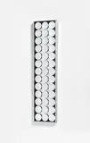 Untitled by Adolf Luther, 1972, Mirror object: 39 concave mirrors on mirror and panel resp, sold Nov 2014