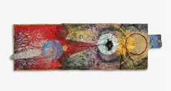 Untitled by Michael Buthe, 1979, Mixed media, collaged, on paper on panel. Approx, sold Nov 2014