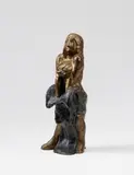 Striptease II by Alfred Hrdlicka, 1973, Bronze, partially painted. Height approx, sold Nov 2014