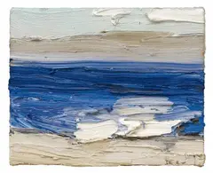 Untitled (Ostsee bei Kronsgaard) by Klaus Fußmann, 1997, Oil on canvas, sold Nov 2014