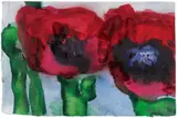 Klaus Fußmann, Untitled (Mohn), 1995, Watercolour on wove paper. Approx