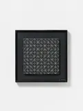 Game (E-1) by Ryszard Winiarski, 1977, Acrylic on panel on black painted panel, sold Nov 2014