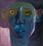 Rainer Fetting, Crazy face, 1984, Oil on canvas