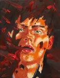 Norbert Bisky, Egel, 2008, Oil on canvas