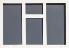 Okno (Fenster) by Rafał Bujnowski, 2001, Oil on canvas, sold Nov 2014