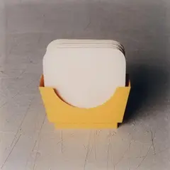 Thomas Demand, Bierdeckel, 1994/1995, Cibachrome print on plastic board, face-mounted to plexiglass