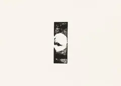 Frank Gerritz, Kompass, 1999, Floor space print: letterpress ink on paper