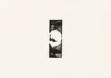 Frank Gerritz, Kompass, 1999, Floor space print: letterpress ink on paper