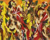 Ernst Wilhelm Nay, Königin auf Thron
