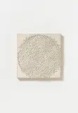 Untitled (Kreisformation) by Günther Uecker, 1975, Nails and emulsion paint on canvas on panel. Approx, sold Nov 2014